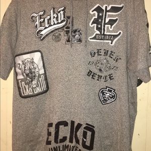 Ecko unlimited short sleeve hoodie